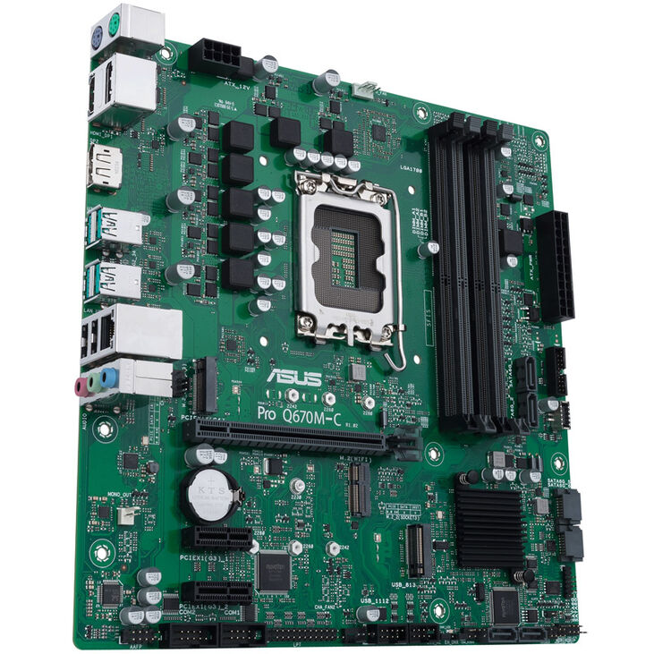 ASUS PRO Q670M-C-CSM, Intel Q670 Mainboard, Sockel 1700, DDR5 image number 4