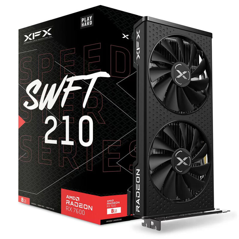 XFX Speedster SWFT 210 Radeon RX 7600 Core Edition, 8192 MB GDDR6