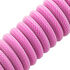 CableMod PRO Coiled Keyboard Cable USB-C zu USB Typ A, Strawberry Cream - 150cm image number null