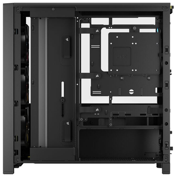 CORSAIR FRAME 4000D LCD RS PC-Geh&auml;use, Midi-Tower, ATX, ARGB, Tempered Glass - schwarz image number 7