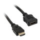 InLine HDMI Verlängerung Stecker / Buchse, schwarz - 3m