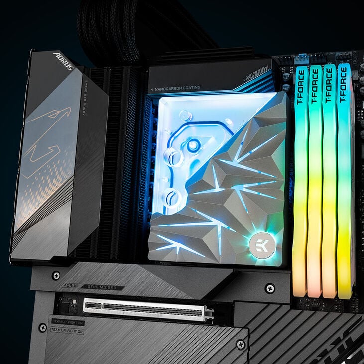 EK Water Blocks EK-Quantum Velocity² Edge D-RGB - AM5 Silver Special Edition image number 4