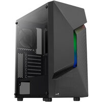 Aerocool Scape-G-BK-v1 Midi-Tower, Tempered Glass - schwarz