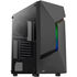 Aerocool Scape-G-BK-v1 Mid Tower, Tempered Glass - Black image number null