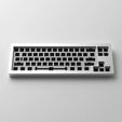 Akko MonsGeek M7 VIA Barebone Gaming-Tastatur, 65%, Hot-Swap-f&auml;hig, RGB, ANSI-Layout - silber image number null