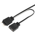 SilverStone SST-AS140B-ARGB Air Slimmer 140 PWM L&uuml;fter - schwarz image number null