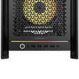 Corsair Frame 5000D RS ARGB PC Case, Mid-Tower, E-ATX, RGB, Tempered Glass - Black image number null