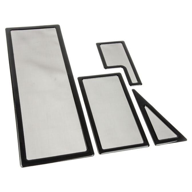 Demciflex Staubfilter-Set f&uuml;r NZXT Switch 810 - schwarz/schwarz image number 0