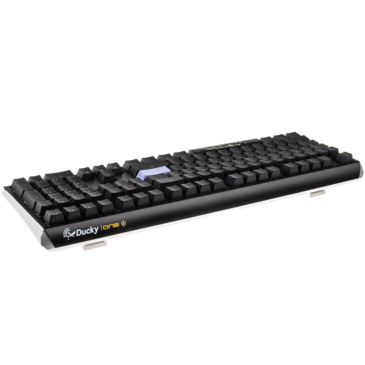 Ducky One 3 Classic Black/White Gaming Tastatur, RGB LED - MX-Blue (US) image number 2