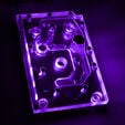 Bitspower Monoblock f&uuml;r ASRock X399M Taichi RGB Nickel - Acryl image number null