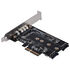 Silverstone SST-ECM27 M.2/SATA Adapterkarte, PCIe 4.0, 1x M-Key, 2x SATA 6G - Low Profile image number null