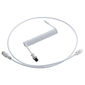 CableMod PRO Coiled Keyboard Cable USB-C zu USB Typ A, Glacier White - 150cm