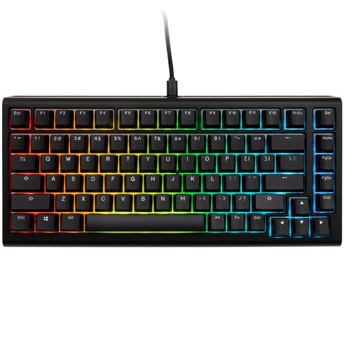 Ducky Tinker 75 Gaming-Tastatur, RGB - MX-Blue (ANSI) image number 1