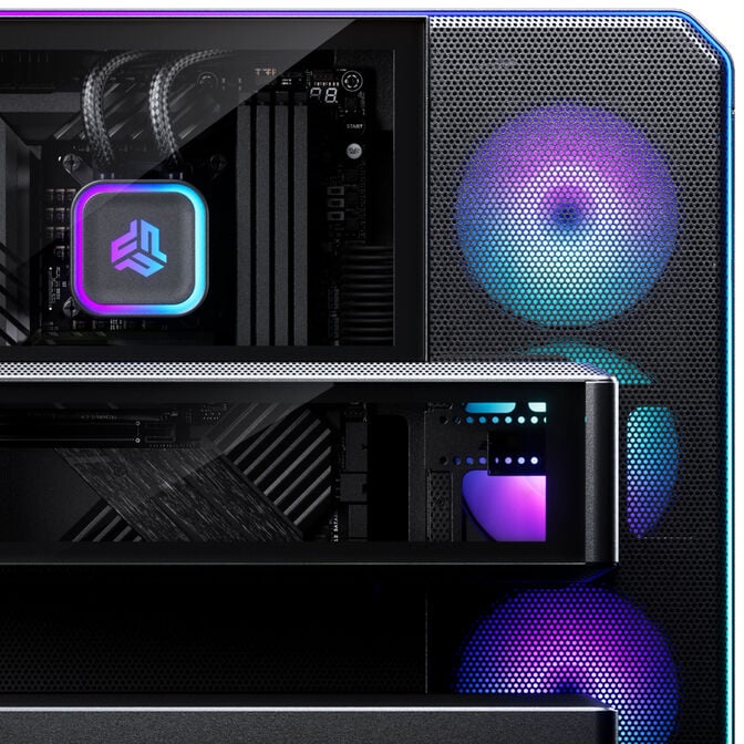 PHANTEKS EX5 Plus Midi Tower, ATX, inc. S25 360 ARGB All-in-One Liquid Cooler - Black image number 13