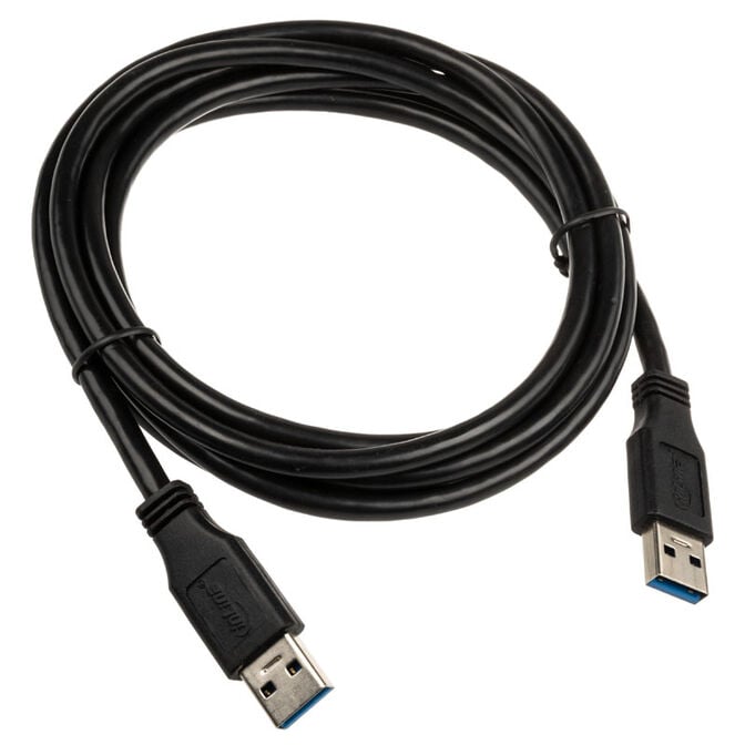 InLine USB 3.0 Kabel, A auf A, schwarz - 2m image number 1