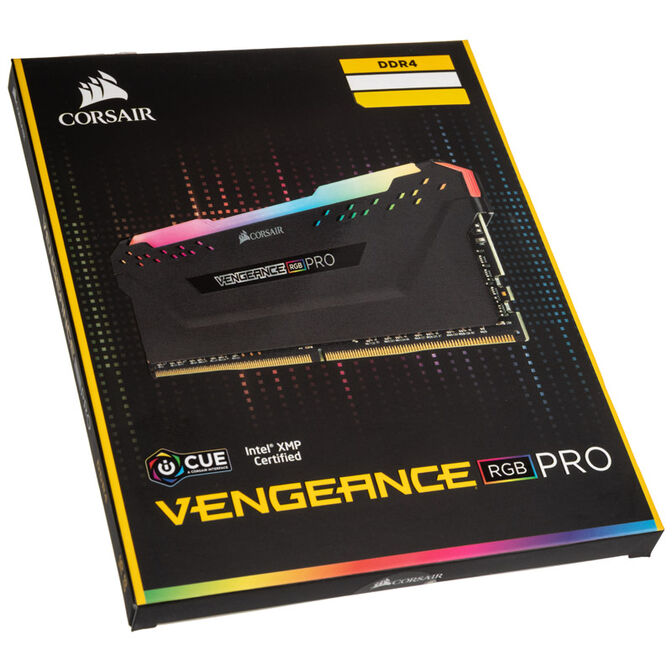 Corsair Vengeance RGB Pro DDR4-3000 RAM, CL16 - 32 GB Dual-Kit - black image number 6