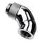 Alphacool Eiszapfen Winkeladapter 45 Grad doppel drehbar G1/4 AG auf G1/4 IG - chrome