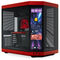 Hyte Y70 Touch Infinite PC Case, Mid Tower, ATX, Tempered Glass - Black Cherry
