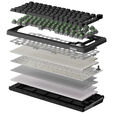Ducky OK-HE-75 Gaming-Tastatur, Hall Effect, Haimu HE Switches, DE-Layout - schwarz image number null