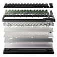 Ducky OK-HE-75 Gaming-Tastatur, Hall Effect, Haimu HE Switches, DE-Layout - schwarz image number null