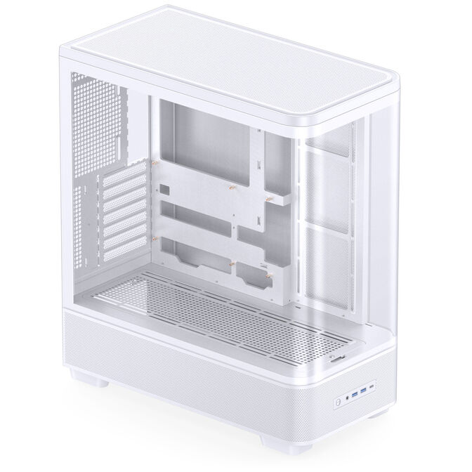 Jonsbo TK-5 PC Case, Mid Tower, ATX, Tempered Glass - white image number 3