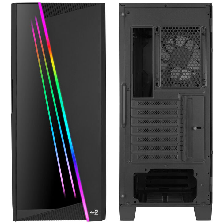 Aerocool Mirage v1 Midi-Tower - schwarz Window image number 2