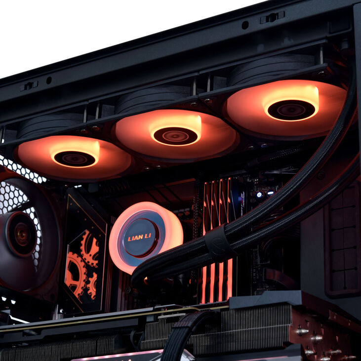 Lian Li GA II Lite RGB AiO Water Cooling - 360mm, black image number 4