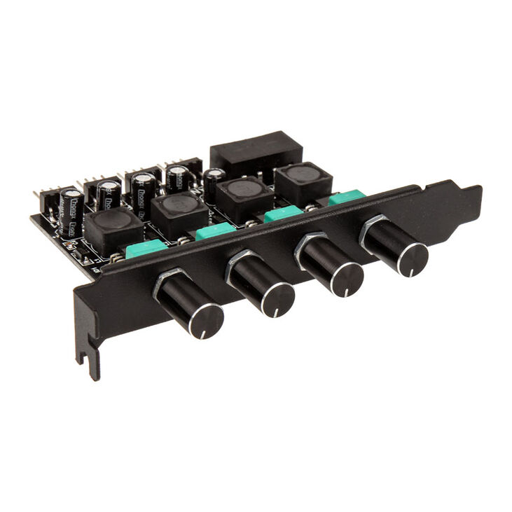 Lamptron CP436 4-channel fan controller for PCI slot - black image number 0