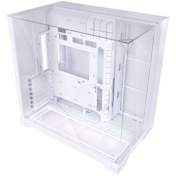 Lian Li O11 Vision Compact PC-Geh&auml;use, Midi-Tower, E-ATX, Tempered Glass - wei&szlig; image number 2