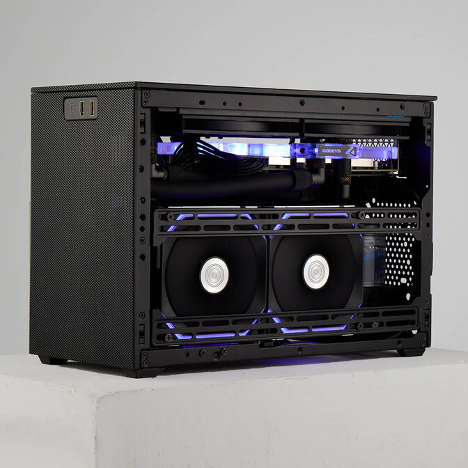 SSUPD Meshroom D PC Case, Mini Case, ATX - Black image number 8