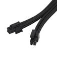 SilverStone EPS 8-Pin zu EPS/ATX 4+4-Pin Kabel, 300mm - schwarz image number null