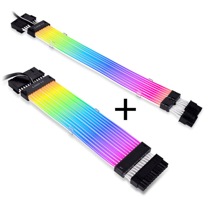 Lian Li Strimer Plus V2 RGB motherboard cable + RGB PCIe VGA power cable V2 image number 0