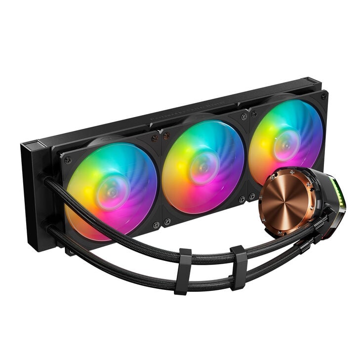 Cooler Master MasterLiquid 360 Ion RGB Complete Water Cooling - black image number 1