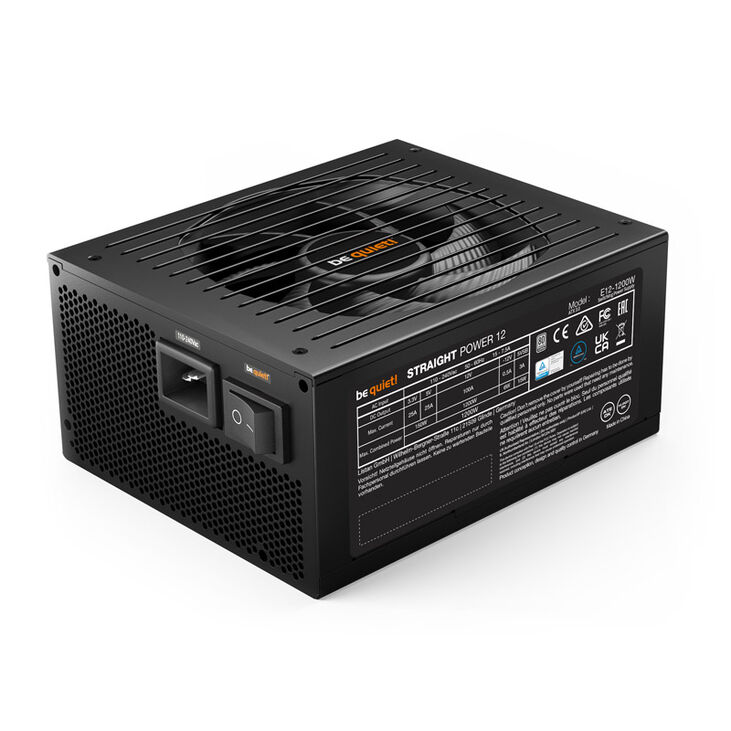 be quiet! Straight Power 12 power supply 80 PLUS Platinum, ATX 3.0, PCIe 5.0 - 1200 Watt image number 0