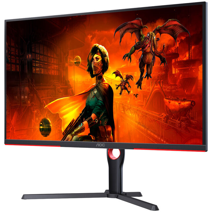 AOC Gaming U32G3X/BK, 31.5 inch Gaming Monitor, 144 Hz, IPS, G-SYNC Compatible image number 3