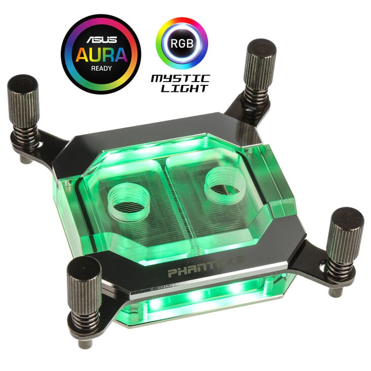 PHANTEKS C350i CPU-Wasserkühler, RGB, Acryl - chrome image number 0