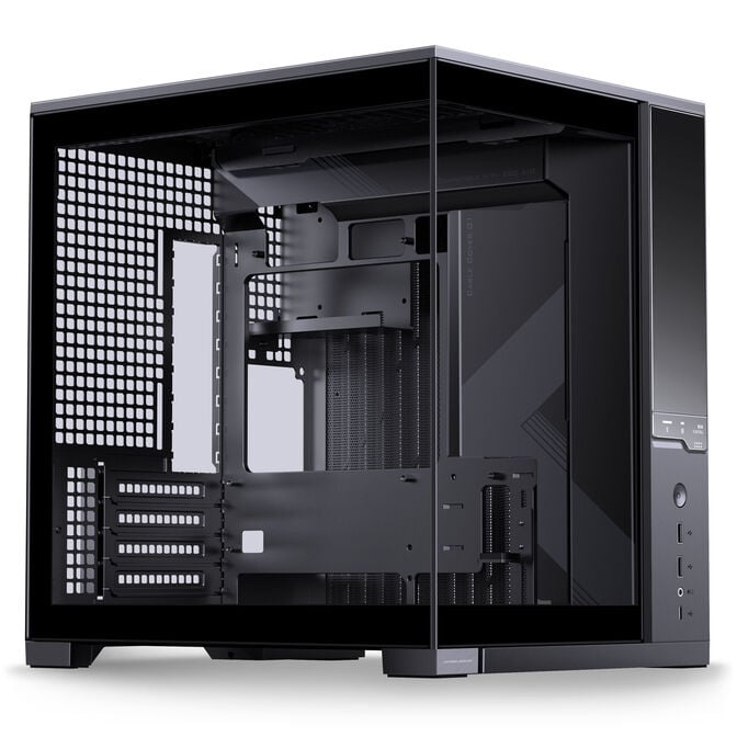 Jonsbo D34 PC-Geh&auml;use, Mini-Tower mATX, Display - schwarz image number 0