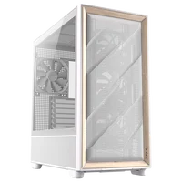 Antec Flux PC Case, Mid Tower, E-ATX, Tempered Glass &ndash; white
