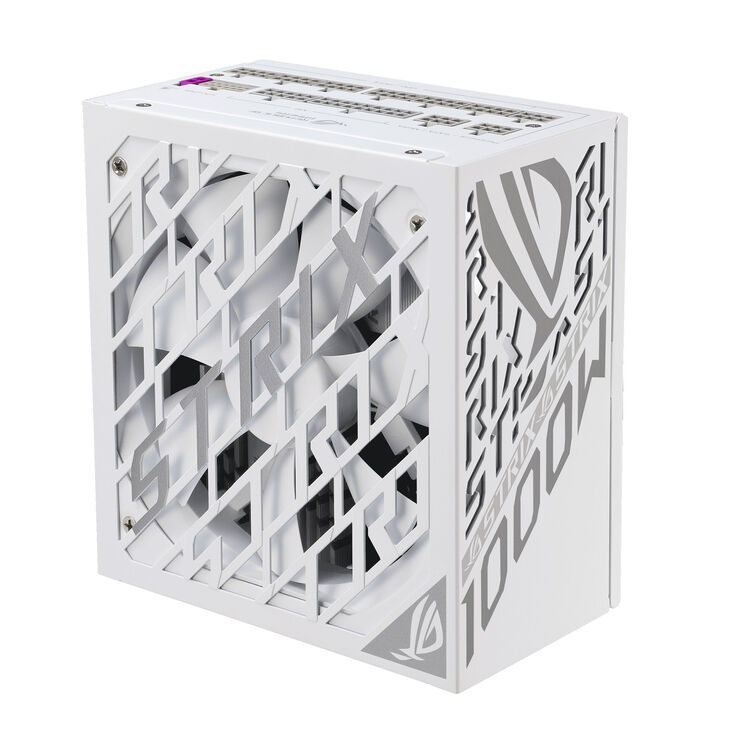 ASUS ROG Strix 1000W Platinum, 80 PLUS Platinum power supply, modular, PCIe 5.1 - 1,000 watts, white image number 6