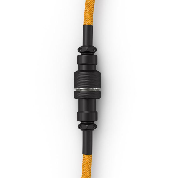 Glorious Coiled Cable Glorious Gold, USB-C auf USB-A Spiralkabel - 1,37m, gold image number 2