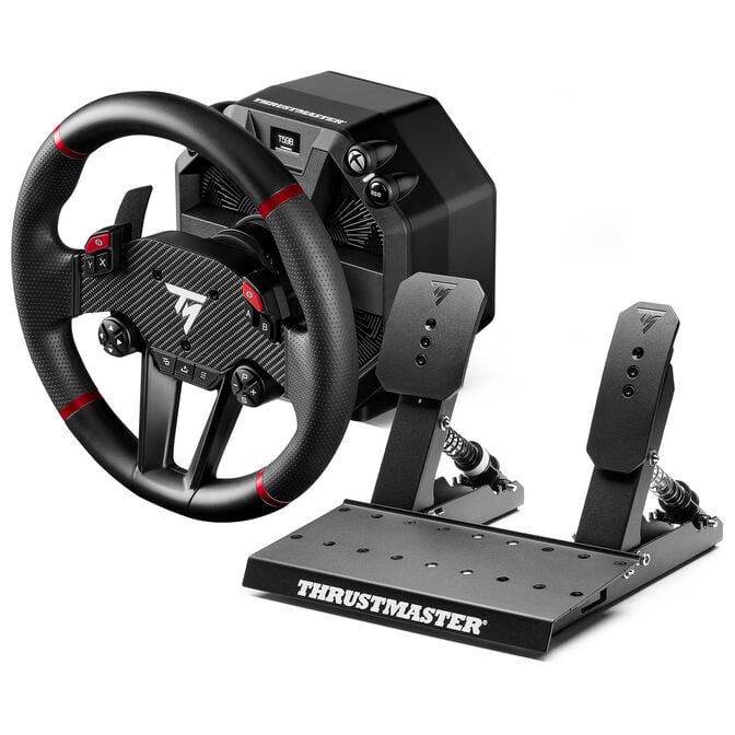 Thrustmaster T598-X Lenkrad und Pedalset, Force-Feedback, Display - schwarz image number 0