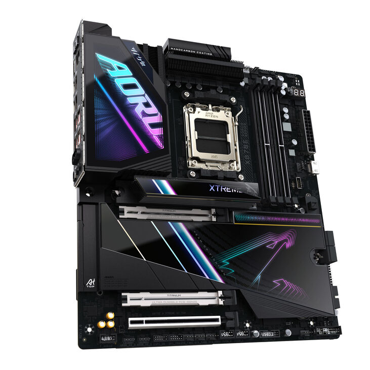Gigabyte X870E A Xtreme AI Top Motherboard, Socket AM5, AMD X870E, ATX, DDR5 image number 2