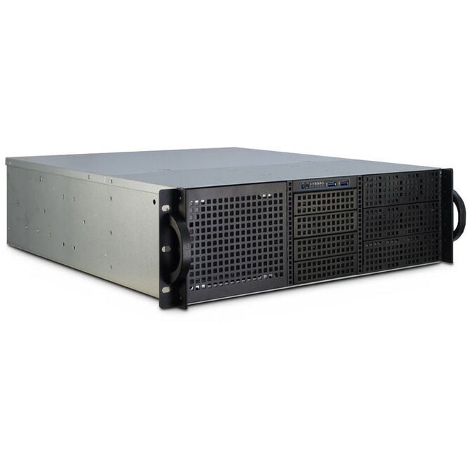 Inter-Tech IPC 3U-30248, 3HE Rack Servergeh&auml;use - schwarz image number 0
