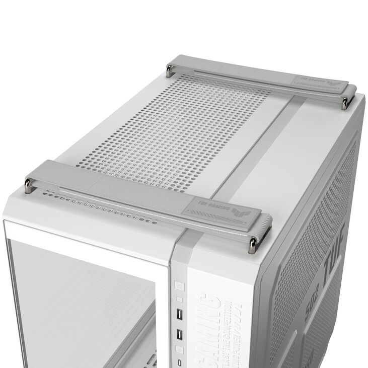 ASUS TUF Gaming GT502 Horizon PC Case, Mid Tower, ATX, Tempered Glass - white image number 12