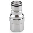 Thermal Grizzly DeltaMate Quick Disconnect Male - F, Gloss Nickel image number null