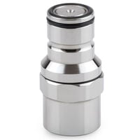 Thermal Grizzly DeltaMate Quick Disconnect Male - F, Gloss Nickel