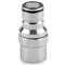 Thermal Grizzly DeltaMate Quick Disconnect Male - F, Gloss Nickel