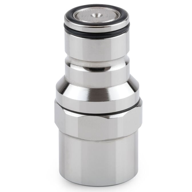 Thermal Grizzly DeltaMate Quick Disconnect Male - F, Gloss Nickel image number 0