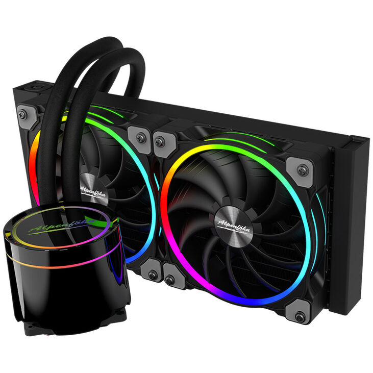 Kolink Rocket Heavy Mini-ITX Case - Gunmetal Grey + Alpenföhn Gletscherwasser 240 High Speed Bundle image number 8