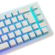 Cherry Xtrfy K5 Gaming Tastatur, TKL, RGB - transparent/wei&szlig; image number null